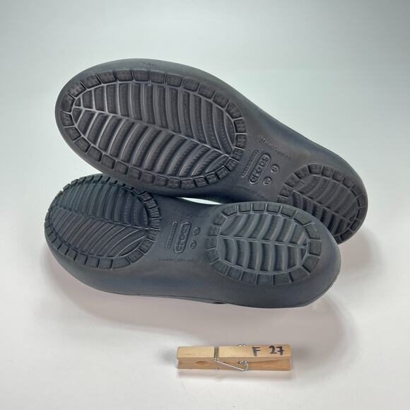 Crocs Kadee Ballet Flats Black Comfort Slip On Lightweight Shoes Women’s Size 8 - Picture 9 of 9